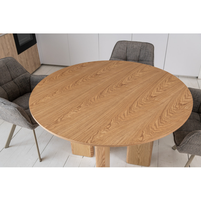 Стіл шпоноване МДФ Естер TM-230 ясень Vetro Mebel