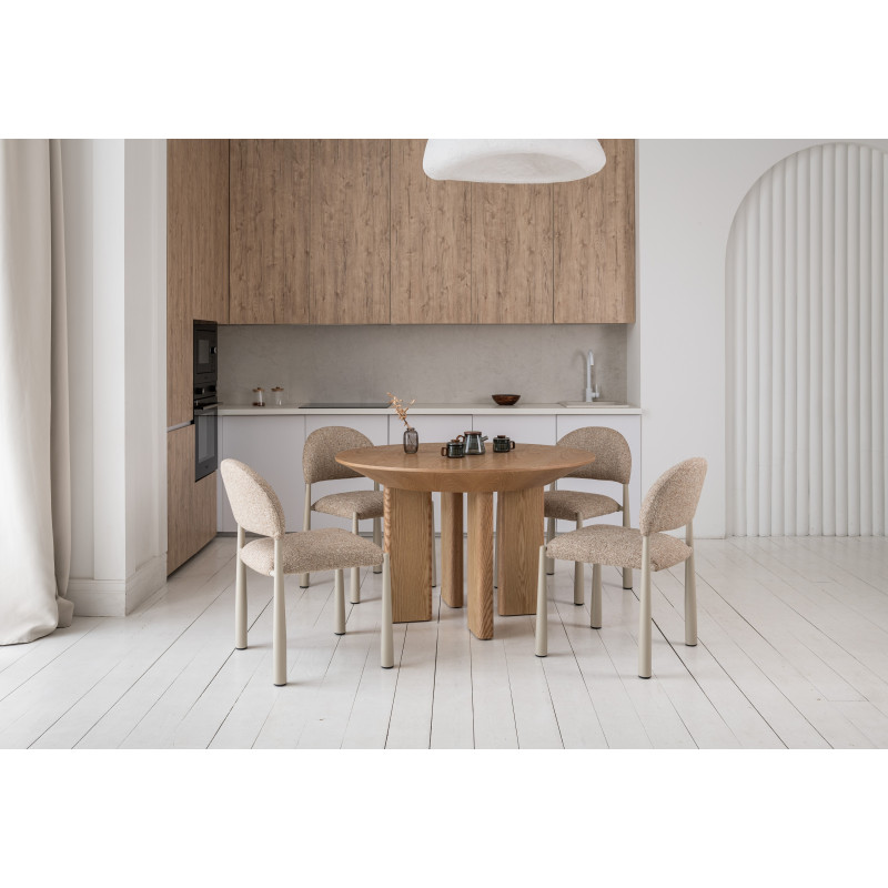 Стіл шпоноване МДФ Естер TM-230 ясень Vetro Mebel