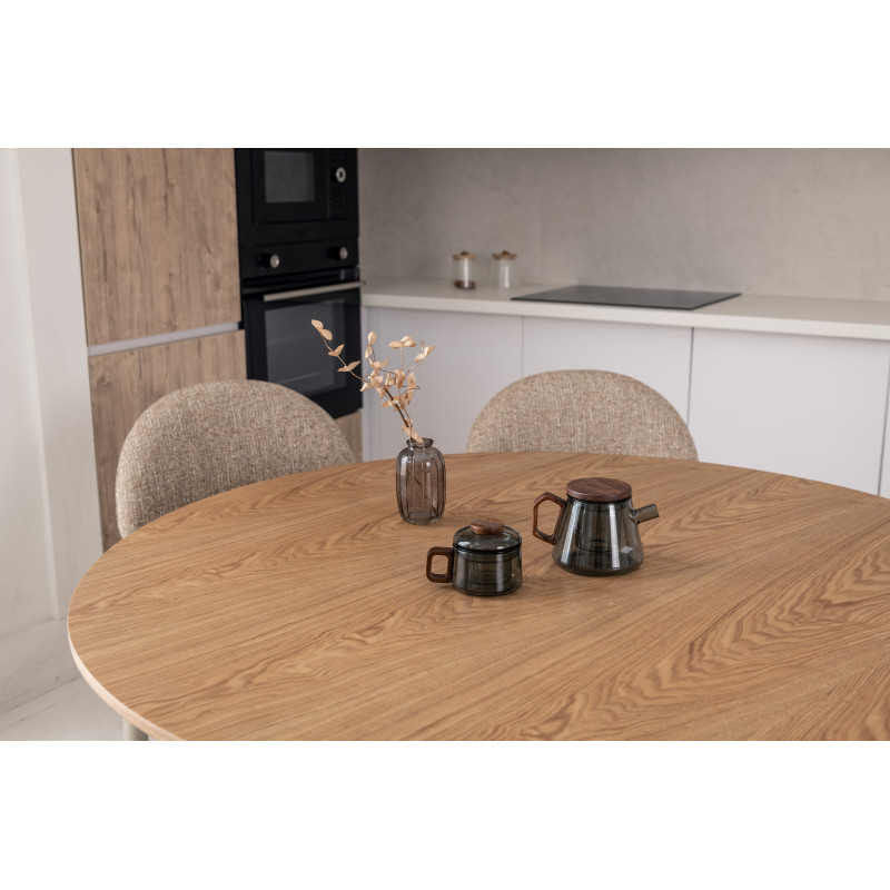 Стіл шпоноване МДФ Естер TM-230 ясень Vetro Mebel