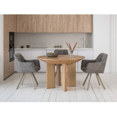 Стол шпонированный МДФ Эстер TM-230 ясень Vetro Mebel