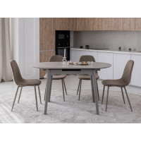 Керамический стол TM-85 бардилио лайт+серый Vetro Mebel