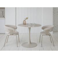 Stół jadalny T-325 most szary + cappuccino Vetro Mebel