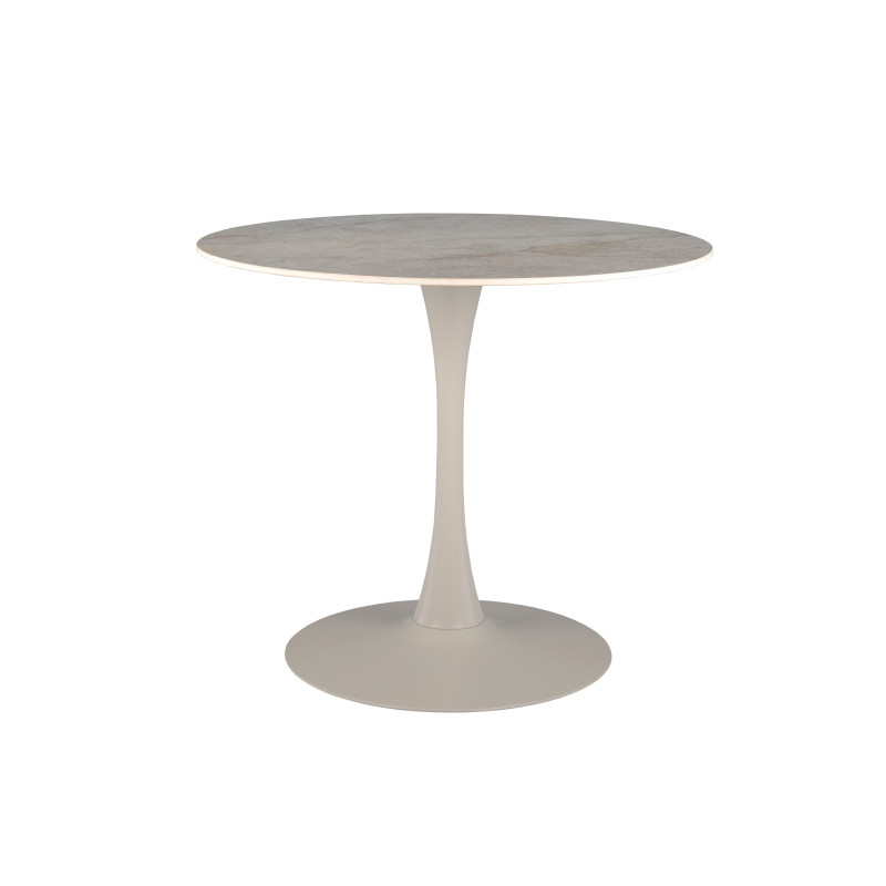 Стіл обідній T-325 містік грей + капучино Vetro Mebel