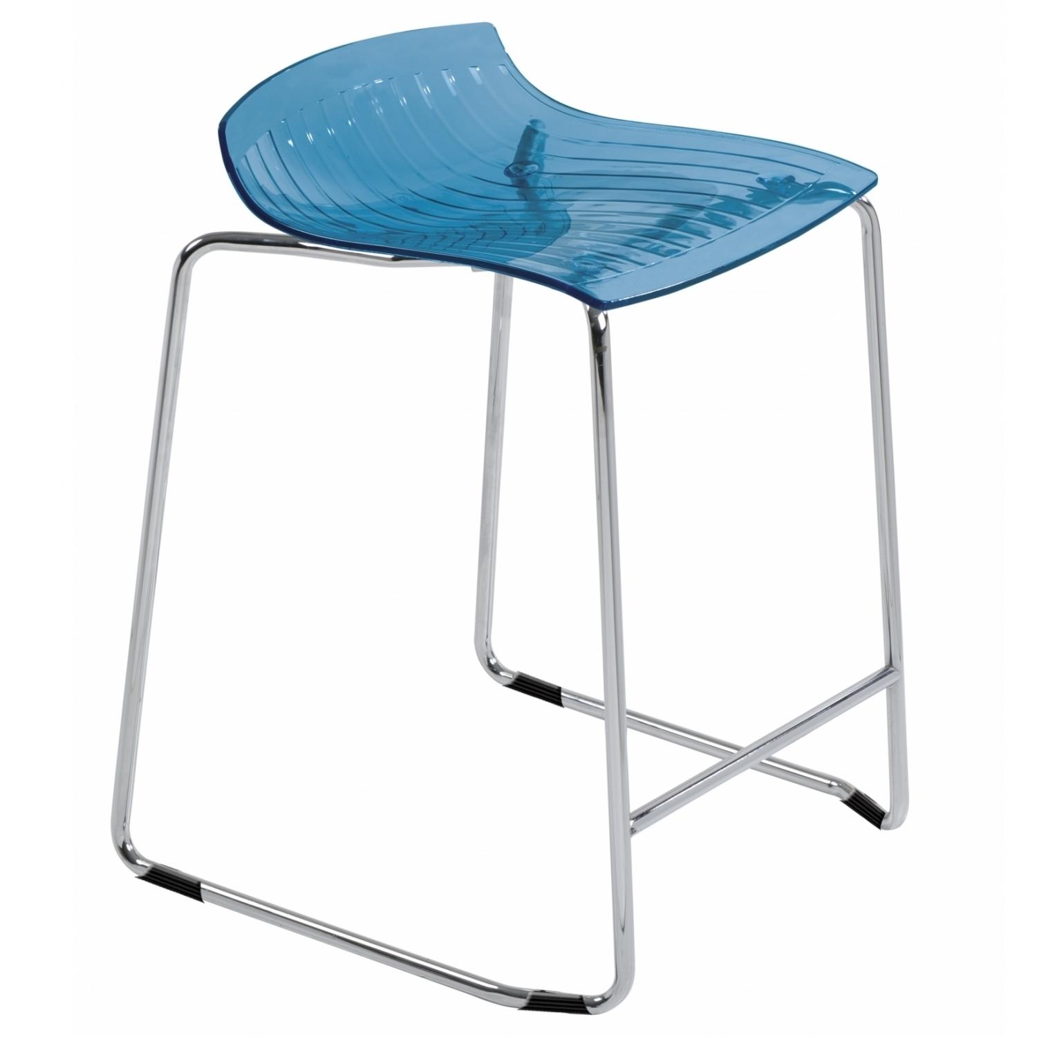 Барний стілець X-Treme SledПрозоро-синій